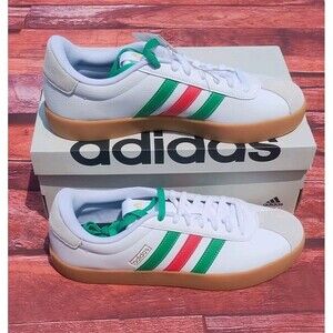 Adidas VL Court 3.0 Men's Athletic Shoe White Sneaker Footwear Size 11 NEW